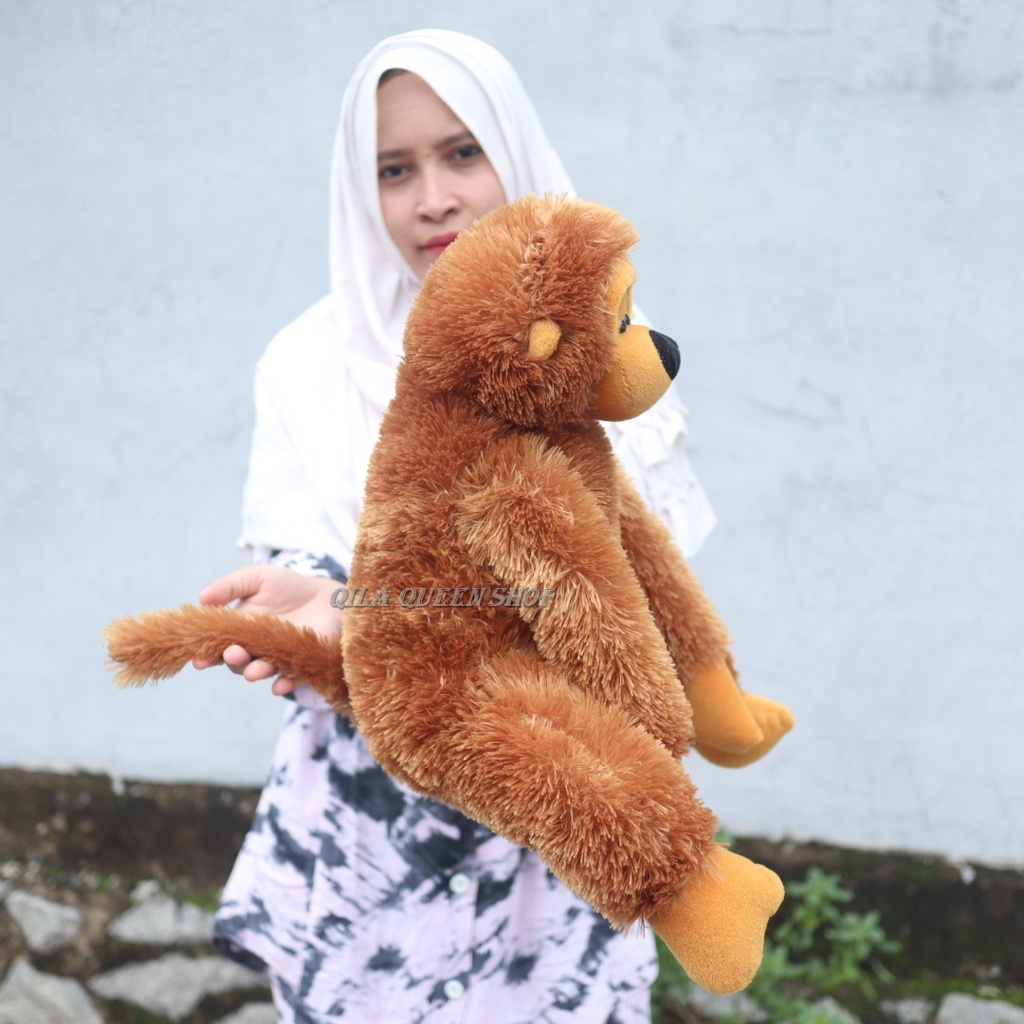 BONEKA MONYET L TERLARIS, MURAH , BISA COD