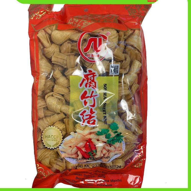 

✸ Soybean Sheet Knot / Kembang Tahu Pita 300 gr / SU Brand ◄