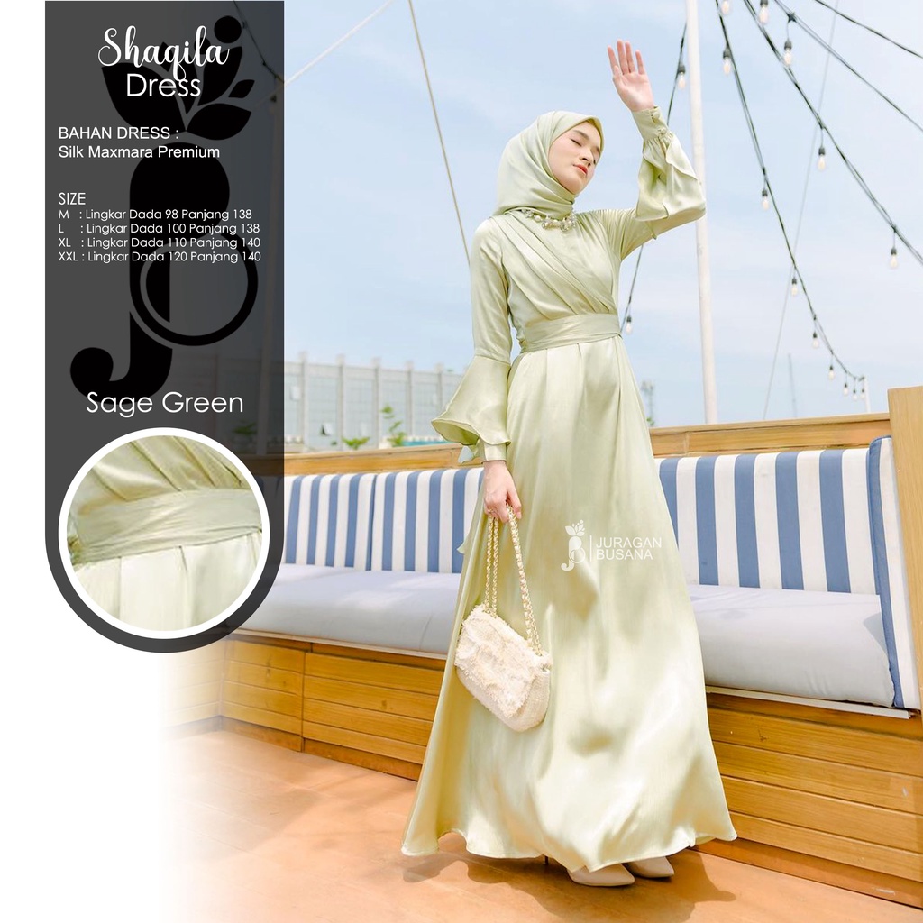 Bodycon Dress Silk Satin Maxmara Premium Sage Teracotta Original By Juraganbusana