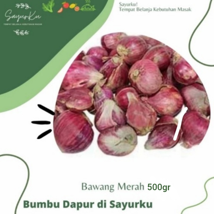 

bawang merah Brebes super pilihan per 1/2 kg / 500gr