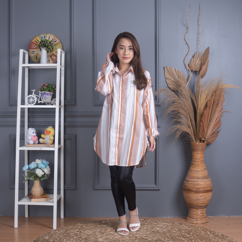 LIDYA CUTE TUNIK CANDY STRIPE