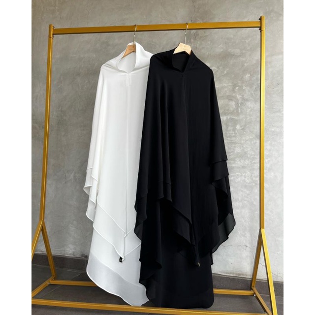 Ummarah Khimar Non Pad Long by Aishmadina