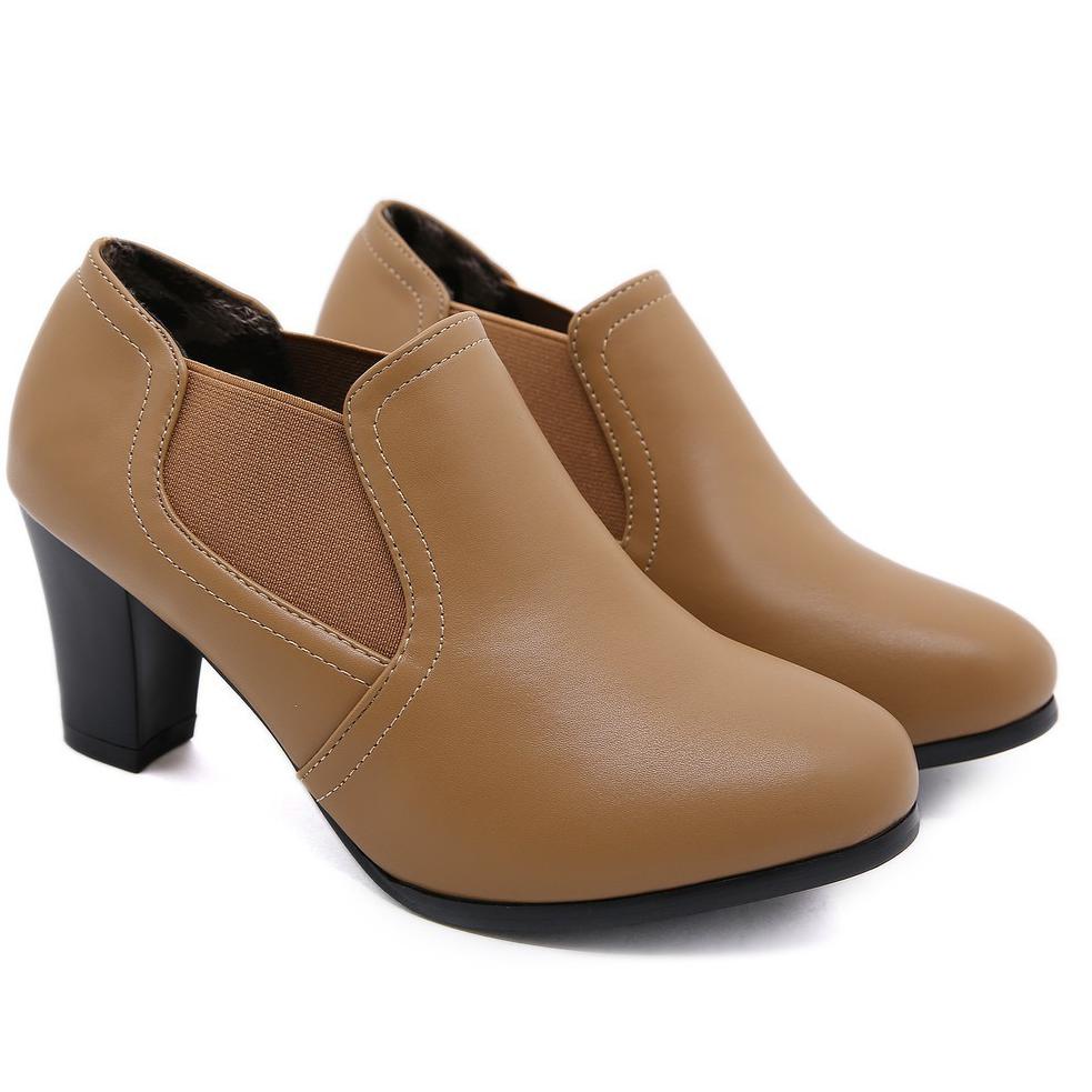 TERPERCAYA Xes X201-68 /Sepatu Boots Heels Wanita Import