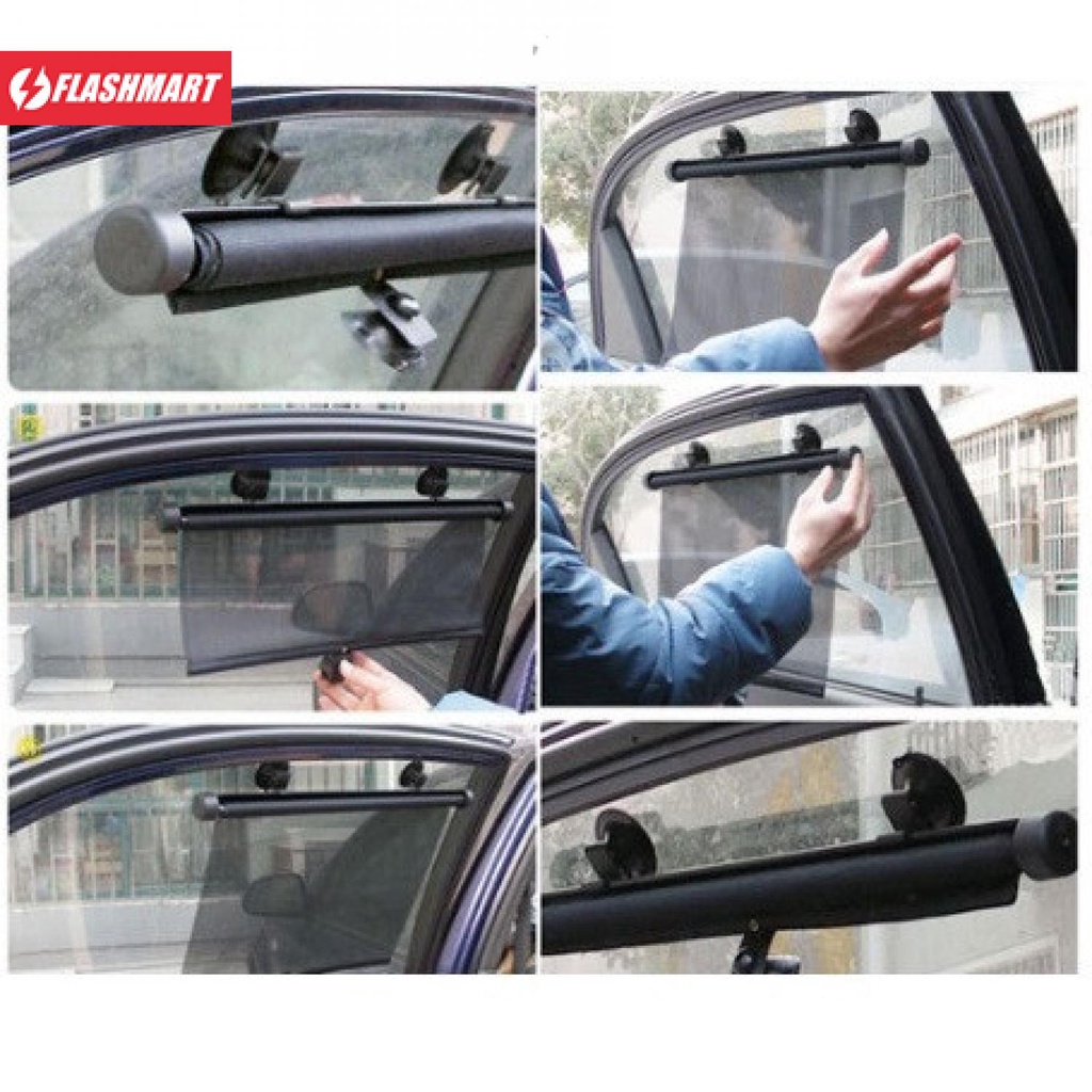 Flashmart Tirai Penahan Sinar Matahari Sun Blocking Car Curtain - 851