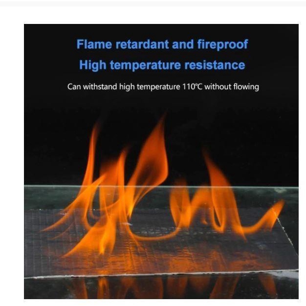 

lakban 10cmx4m anti bocor aluminium foil hoki tape Lem Karet Butyl