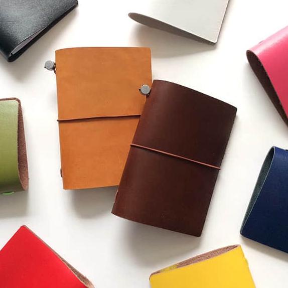 

myntydori - Leather (Passport Size) (Traveler's Notebook/Journal)