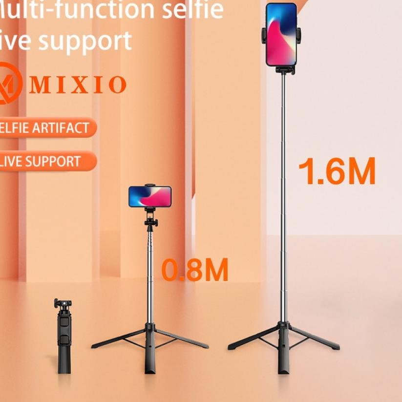 ❊ MIXIO A31 Tongsis Bluetooth Selfie Stick Tripod ✰