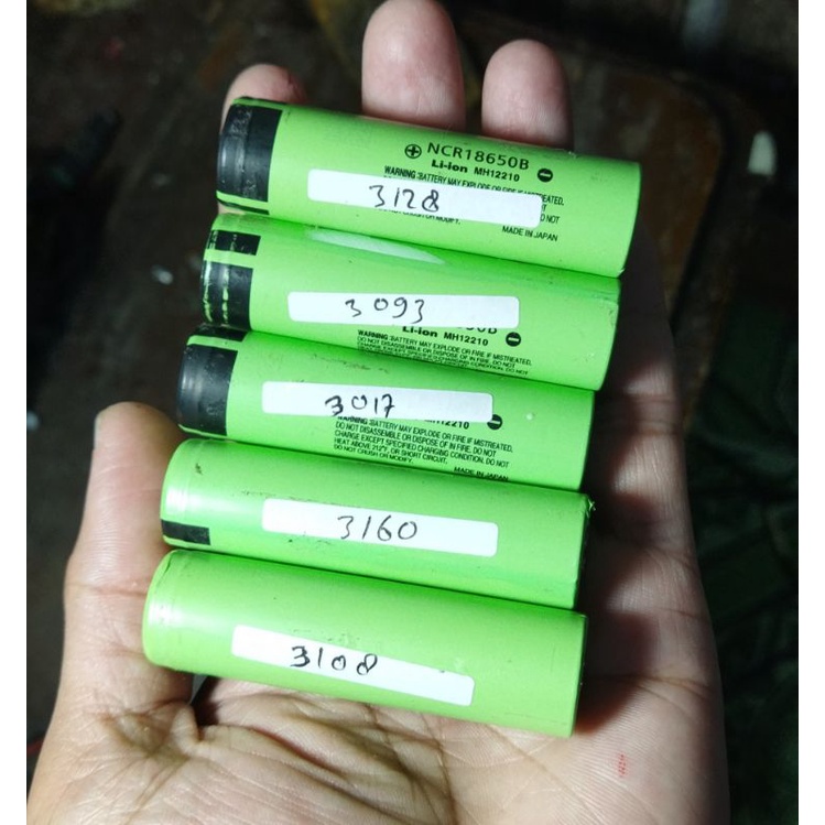 Baterai 18650 NCR Panasonic real capasity baterai ncr pansonic