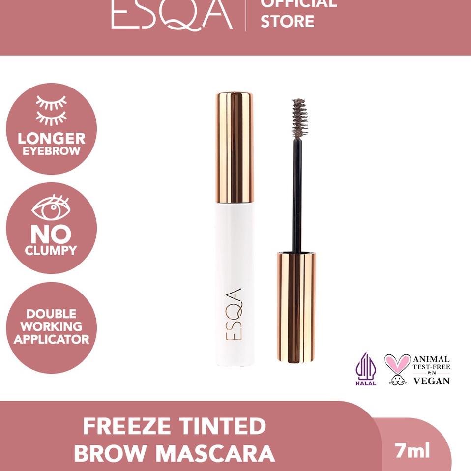 ✤ ESQA Freeze Tinted Brow Mascara - Ash Brown ♀
