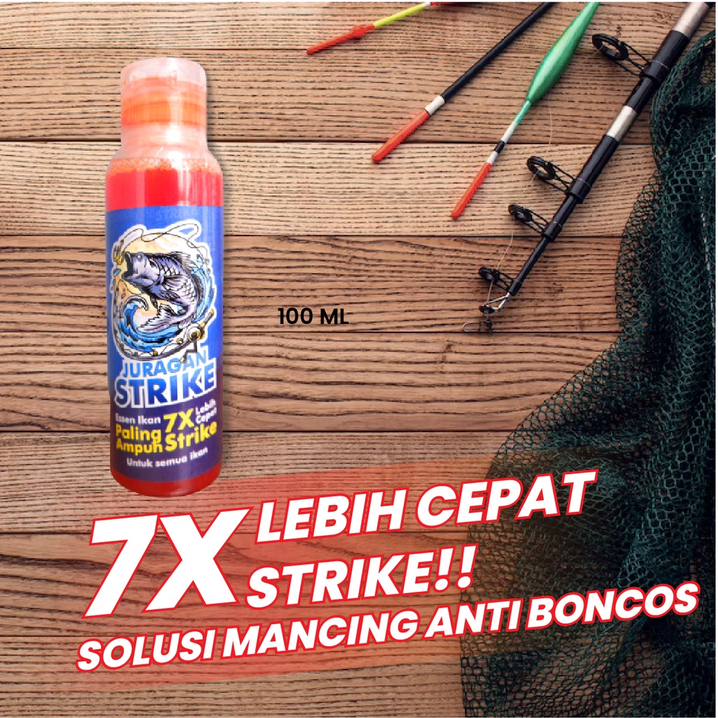 Juragan Strike Essen Ikan Lele Harian isi 100 ml | Essen super strike lebih cepat