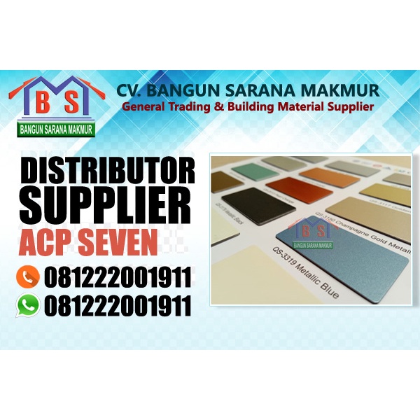 ALUMINIUM COMPOSITE PANEL SEVEN PE PVDF 4 MM UKURAN 122X244