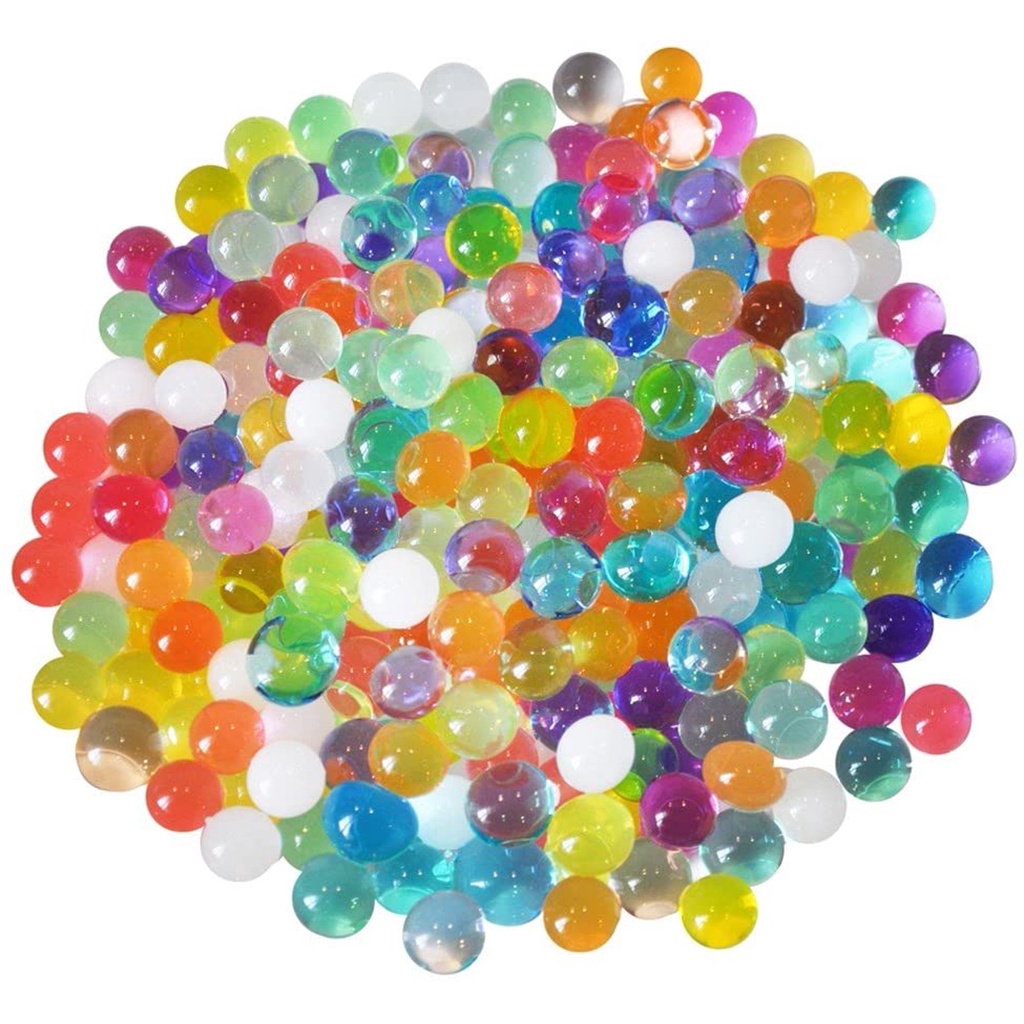 Mainan Waterbeads Hydrogel Bola Rendam Water Beads Warna Warni