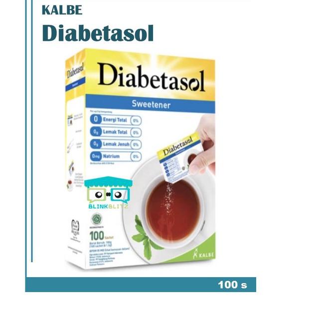 

➵ Diabetasol Sweetener Box Isi 100 Gula Diet Sachet Keto ☺