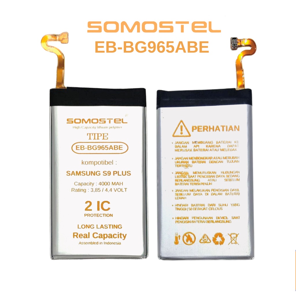 Somostel - EB-BG965ABE Samsung S9 Plus Baterai Batre Batrai