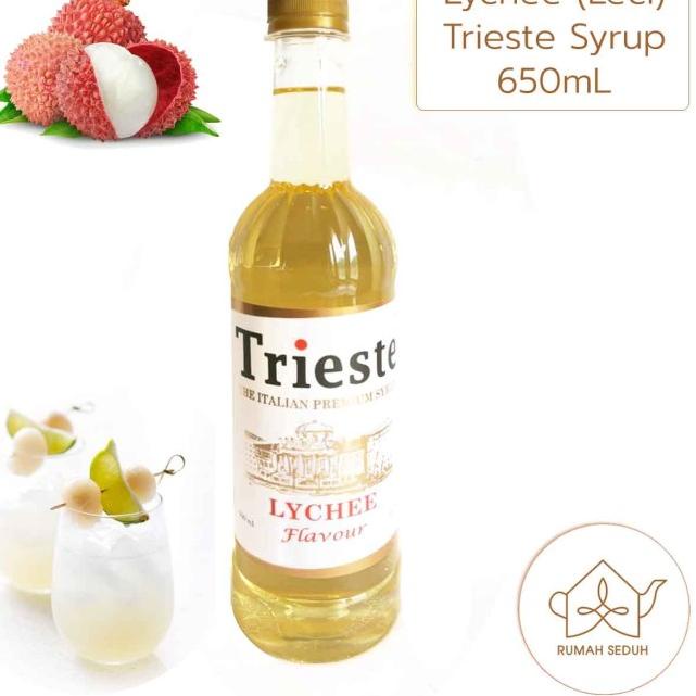 

☞ 650mL Sirup Leci merk Trieste - Lychee Syrup ✥