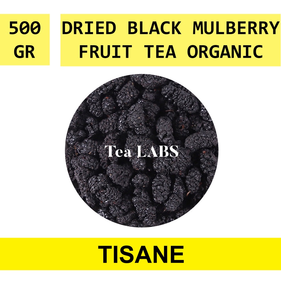

Dried Black Mulberry Fruit Tea / Buah Murbei Kering Tisane 500 GRAM