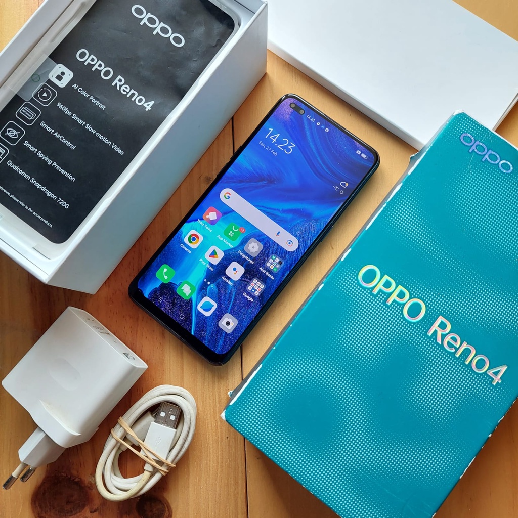 OPPO RENO 4 SECOND 8/128GB HANDPHONE SECOND HP SEKEN HP BEKAS HP MURAH