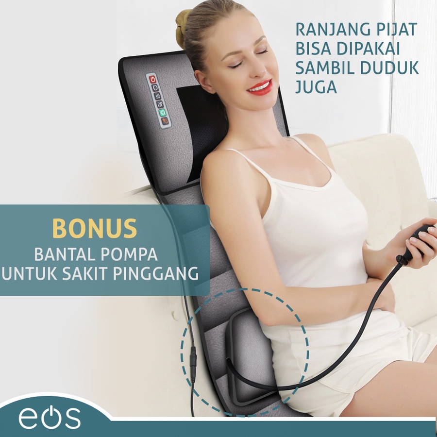 Matras pijat premium kursi pijat ranjang terapi lipat therapy massager cushion portable