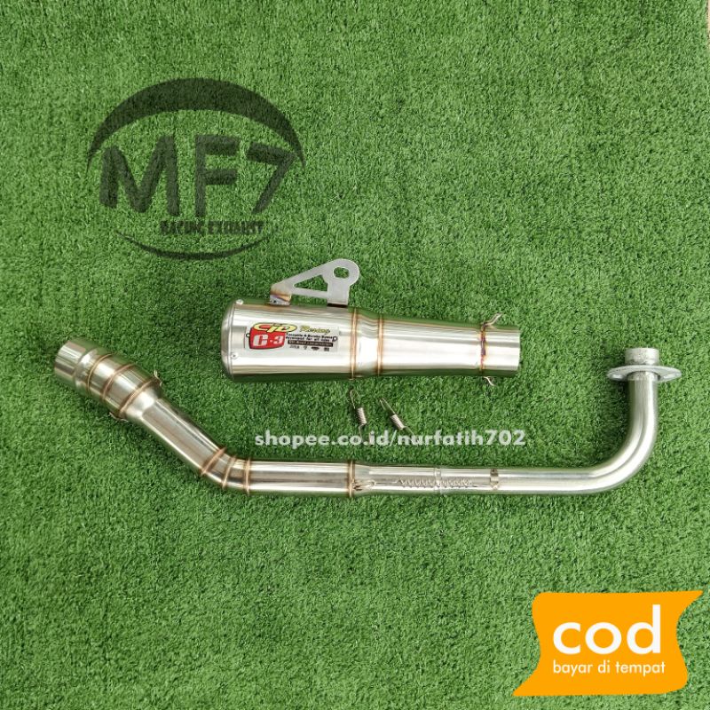 Knalpot CLD C3 Botol Vega/Knalpot Jupiter Z/Knalpot Jupiter Z1/Knalpot Smash/Knalpot Kolong