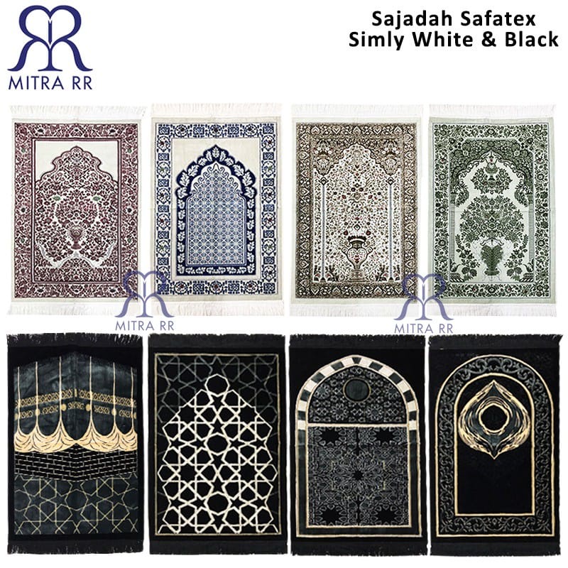 Sajadah Safatex Simli Ultra | Sajadah Turkey Turki Sajadah Prayer - Ukuran 70x110 Besar