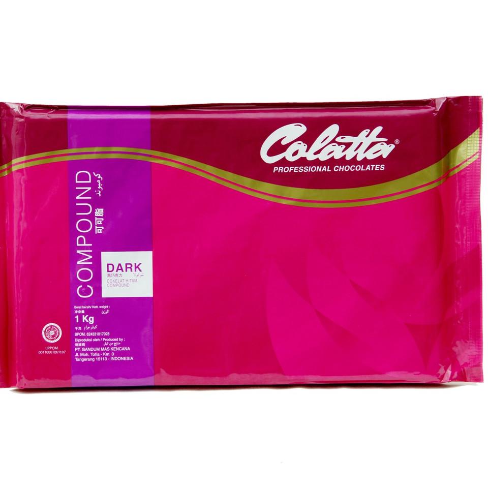 

✻ Cokelat Batang - Colatta Dark Chocolate Compound Kemasan 1kg !!! ✫