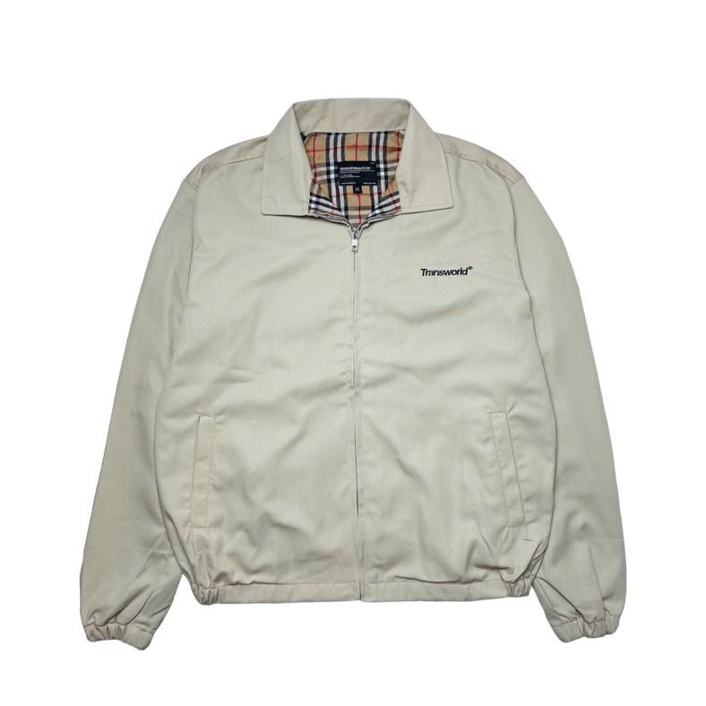 Transworld Jaket Harrington Pria Emeli Cream