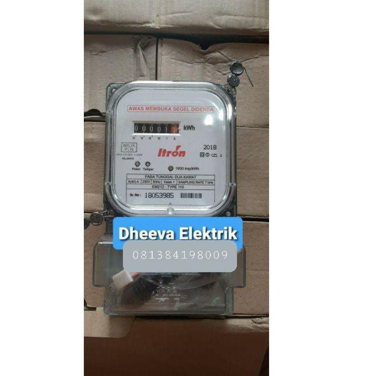 ➬ kwh meter Itron semi digital 5/40 A (pascabayar) ✿