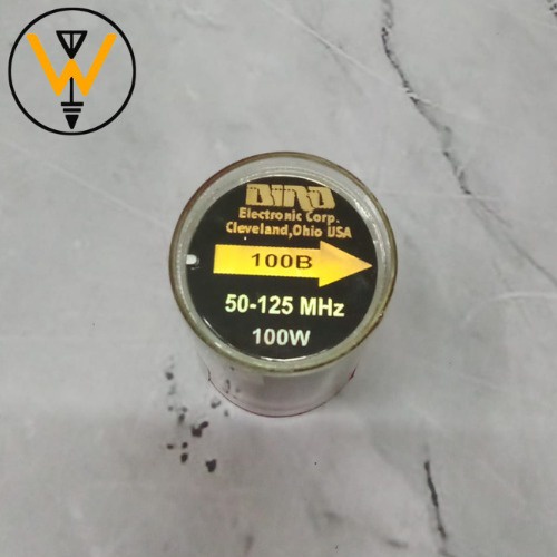 Element Wattmeter BIRD 100B  100W 50-125MHZ wattmeter model 43 THRULINE ELEMENT WATTMETER BIRD100B B