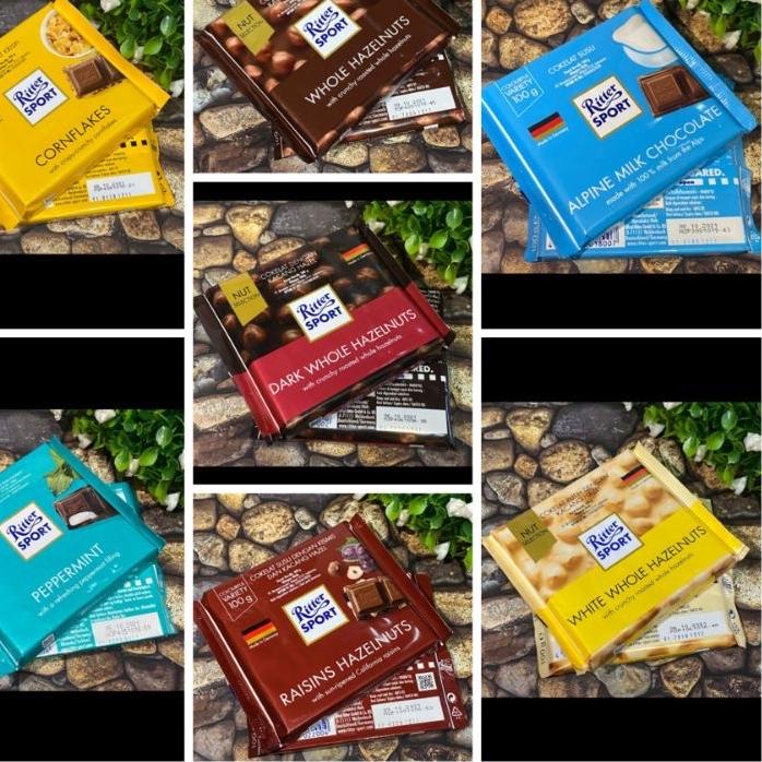 

❊ ORIGINAL!! READYSTOCK exp 2023 coklat germany ritter sport 100gr ✹