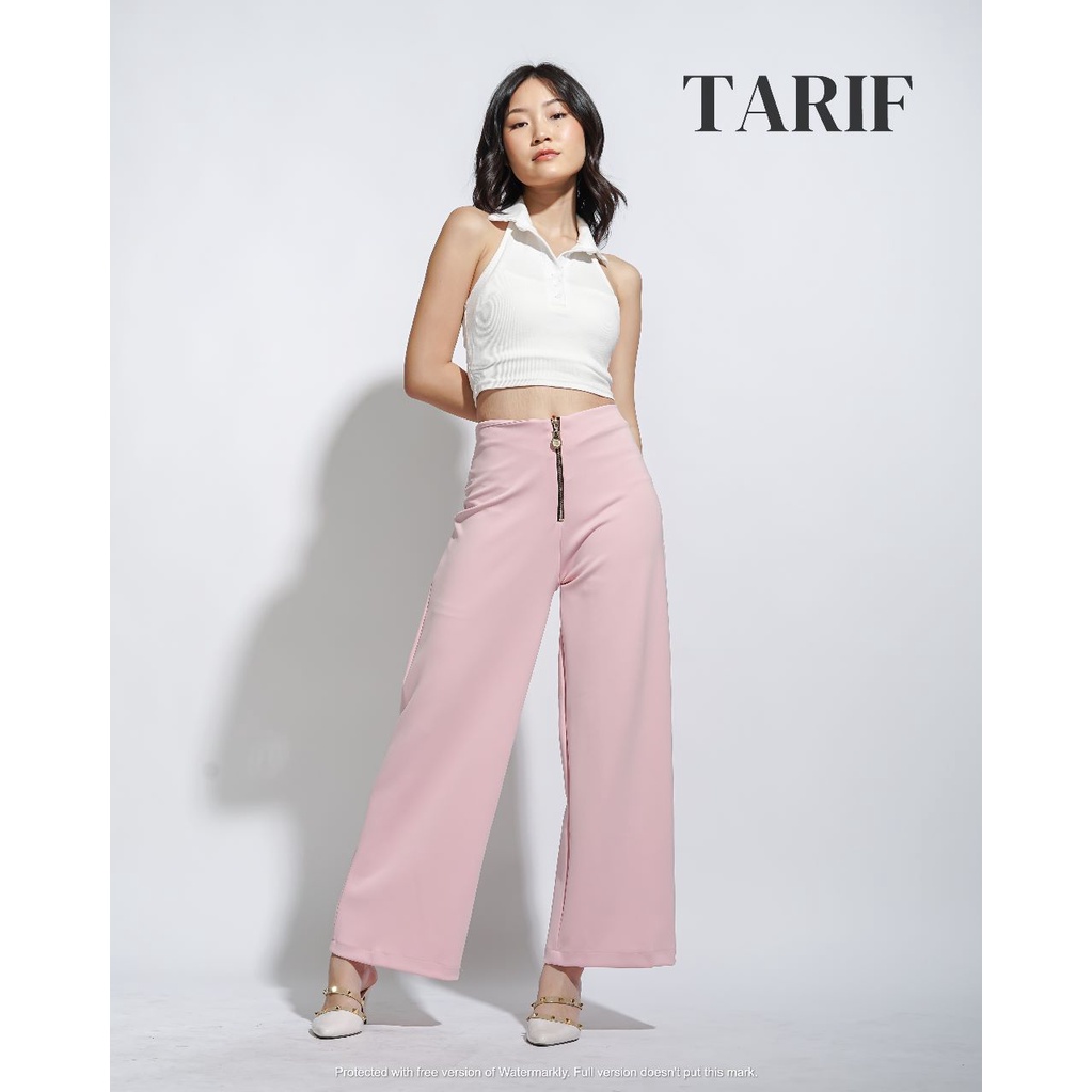 Raisa CELANA KULOT WANITA - By Tarif - CELANA PANJANG WANITA SLETING - CELANA HIGHWAIST (L200)