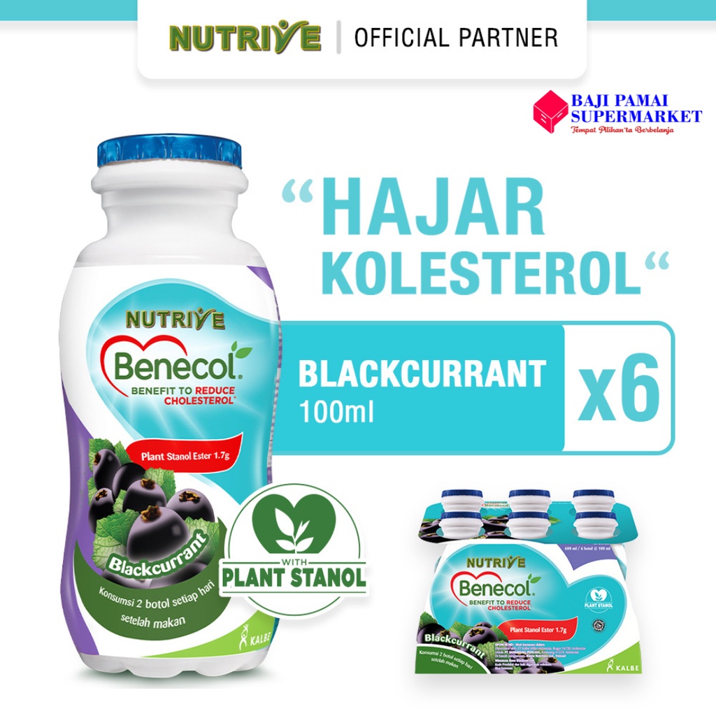 

NUTRIVE BENECOL BLACKCURRANT 6's