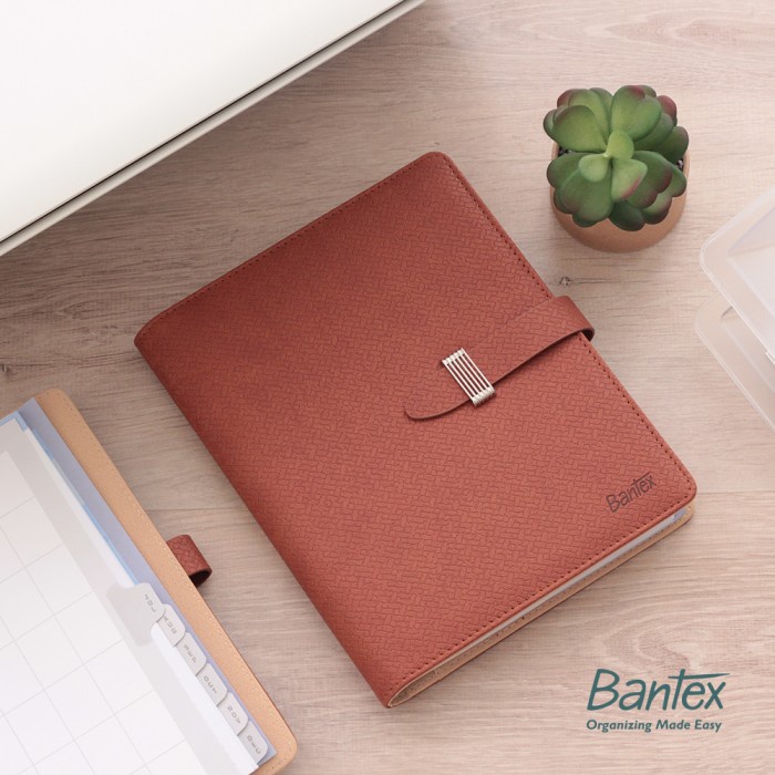 

Terlaris Buku Agenda Planner Cover Kulit Cokelat Brown Leather Bantex #7491 03