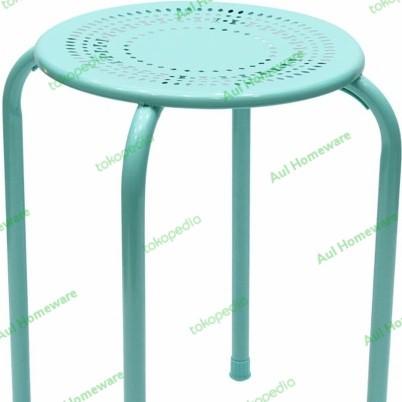 Kursi Cafe Bulat Full Besi/Bangku Minimalis Cafe/Kursi/Kursi Cafe