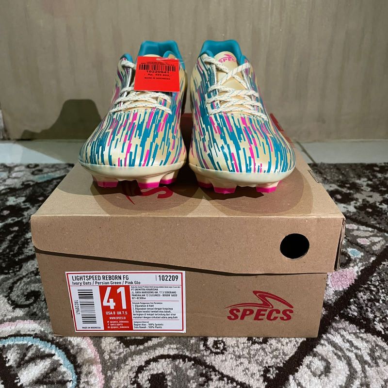 SEPATU SEPAK BOLA SPECS LIGHTSPEED REBORN FG ILLUMINATE ORIGINAL