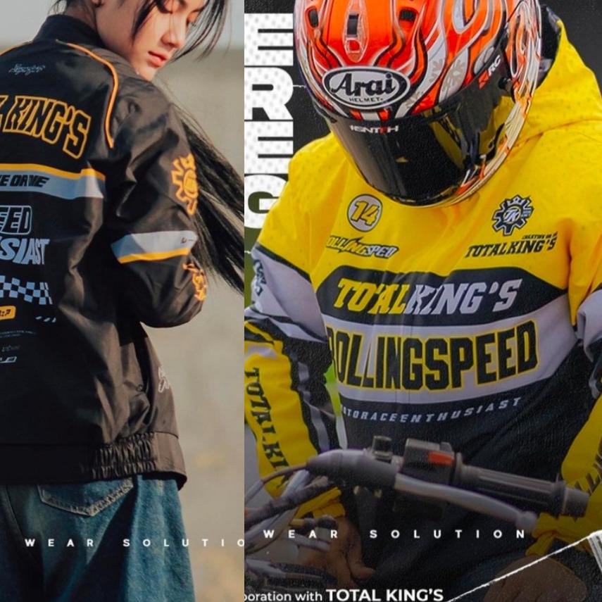 ○ Jaket Rollingspeed x Total Kings Gratis Stiker ♣