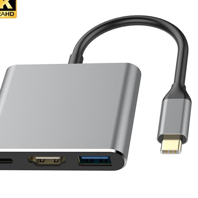 ✦ Kabel Converter USB 3.1 Type C to HDMI USB 3.0 Type C 4K for Macbook Android Phone ۩