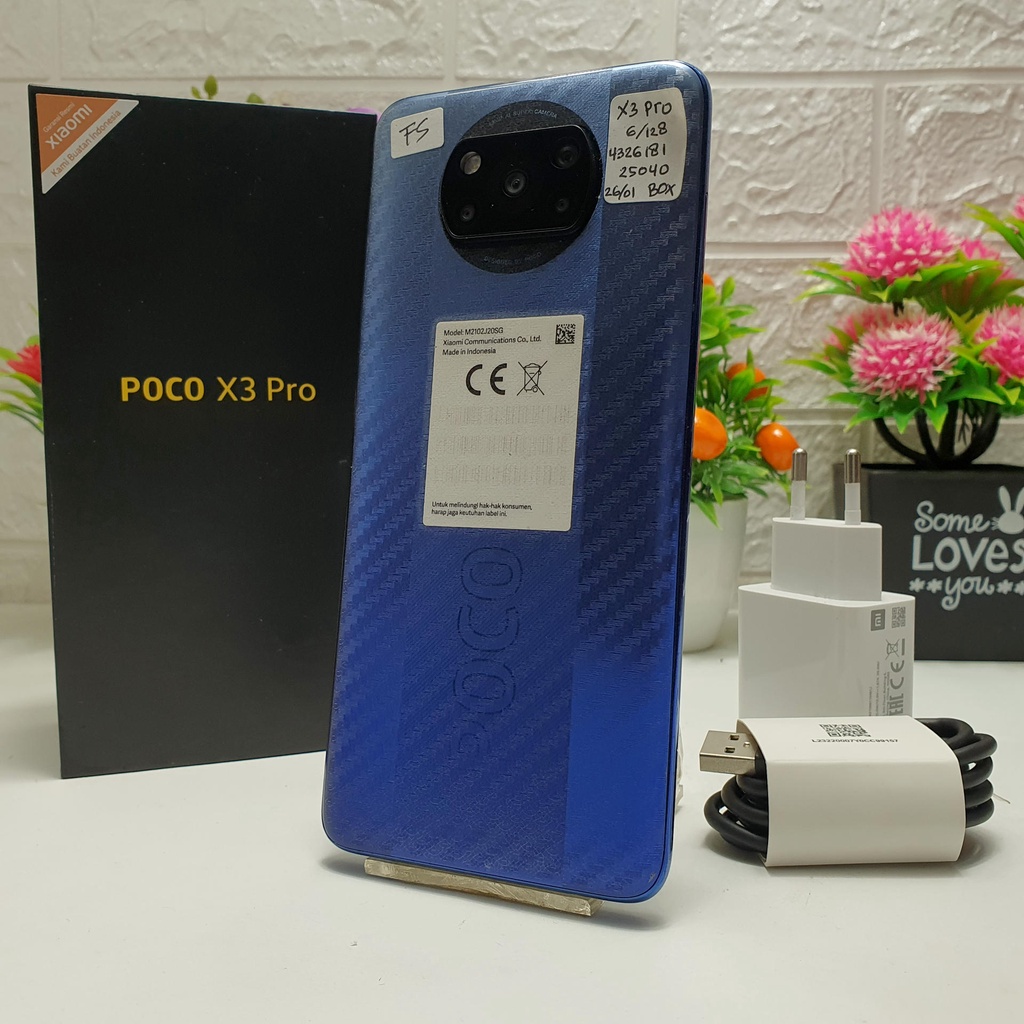 Xiaomi Pocophone X3 Pro 6/128GB Bekas Eks Grs Resmi Fullset