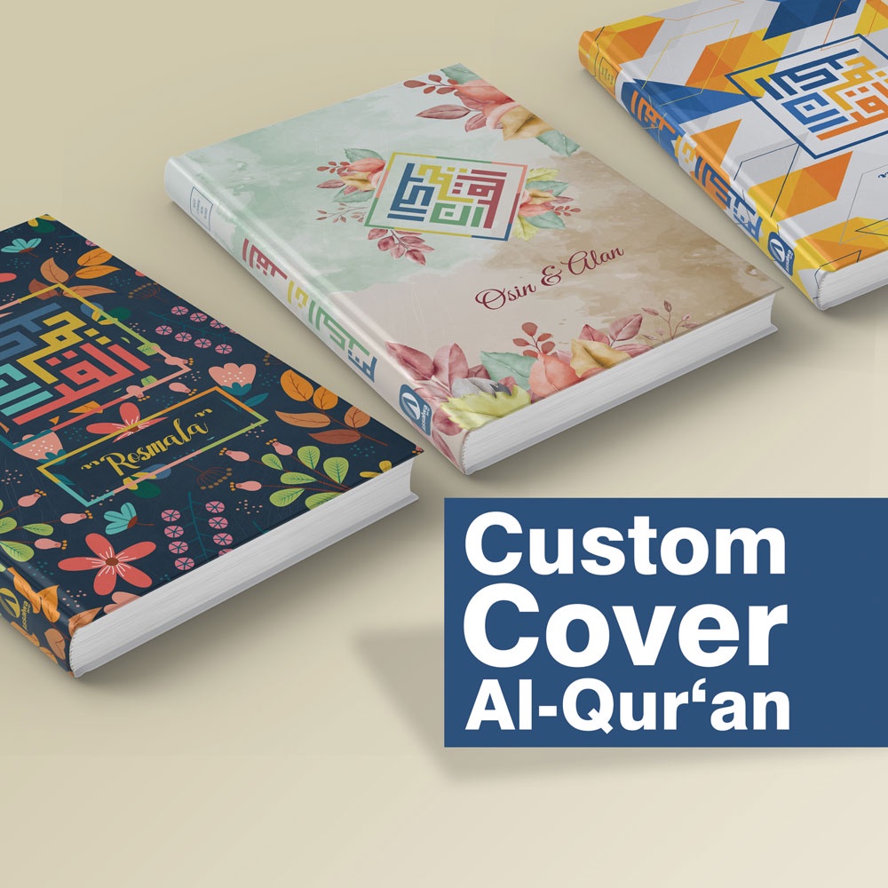 Al Quran Custom Nama Cover Murah Terjemah / Non Terjemah A5 Assalwa