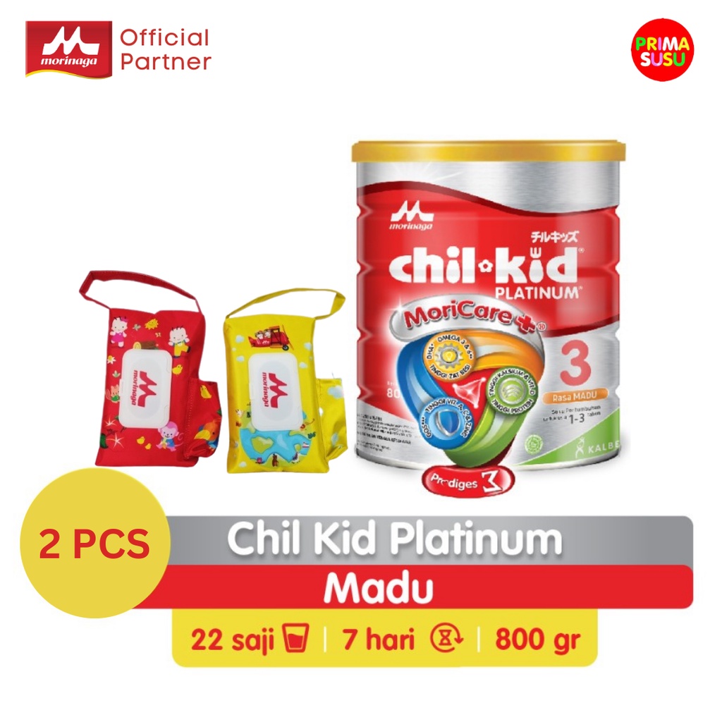 Chil Kid Platinum 800gr (2 KALENG) Free Kotak Tisu