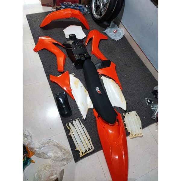 COVER BODY SET KTM KTM250 RANGKA DELTABOX BARANG IMPORT KOVER BODI KTM 250 COFER BODY KTM 250