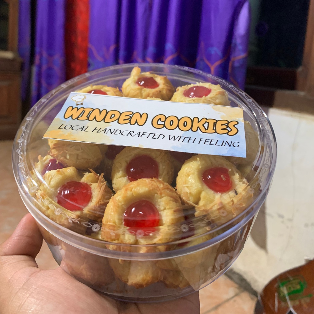 

KUE STRAWBERRY THUMBPRINT - [Support by BUMDes Wonosalam]