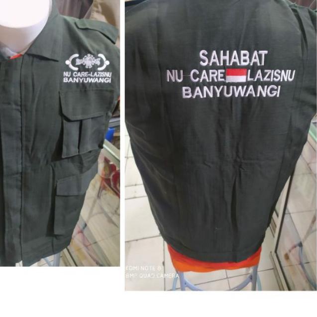 ✴ Rompi Lazisnu bordir depan belakang ♔