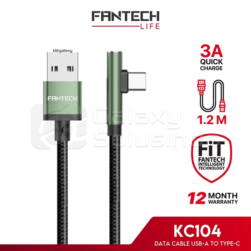 Fantech KC104 Type-C USB Cable Data Fast Charging - 1.2 meter