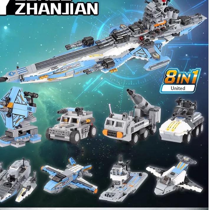 ATI183 Lego Kapal Perang 8 in 1 ||