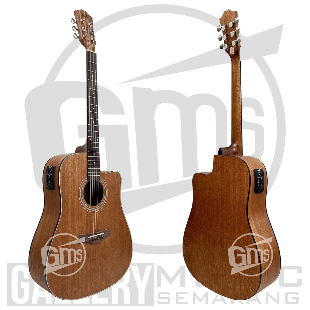 ORIGINAL!!! Gitar Akustik Elektrik Import Merk Cowboy GWC-240 NA GWC 240NS Equalizer Tuner Prener New