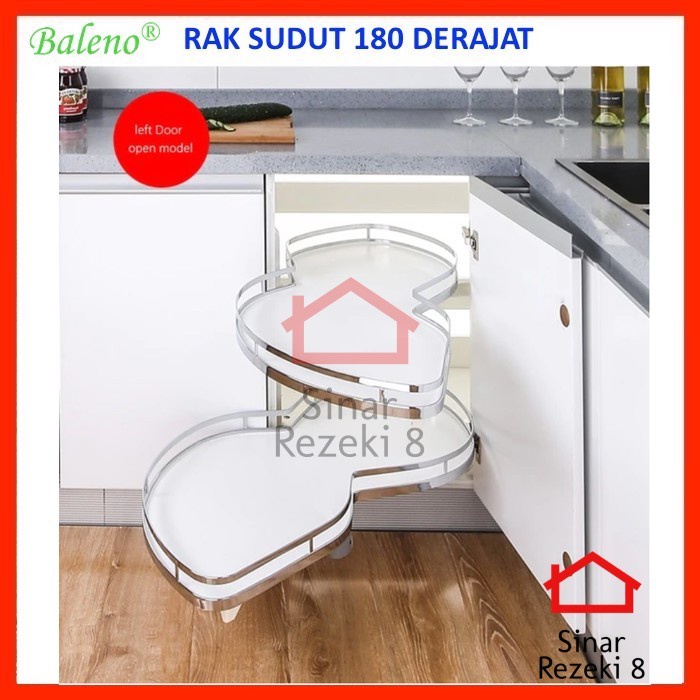 Rak Dapur Rak Dapur Baleno Sudut 180 Derajat Putar Serbaguna Panci Wajan 213