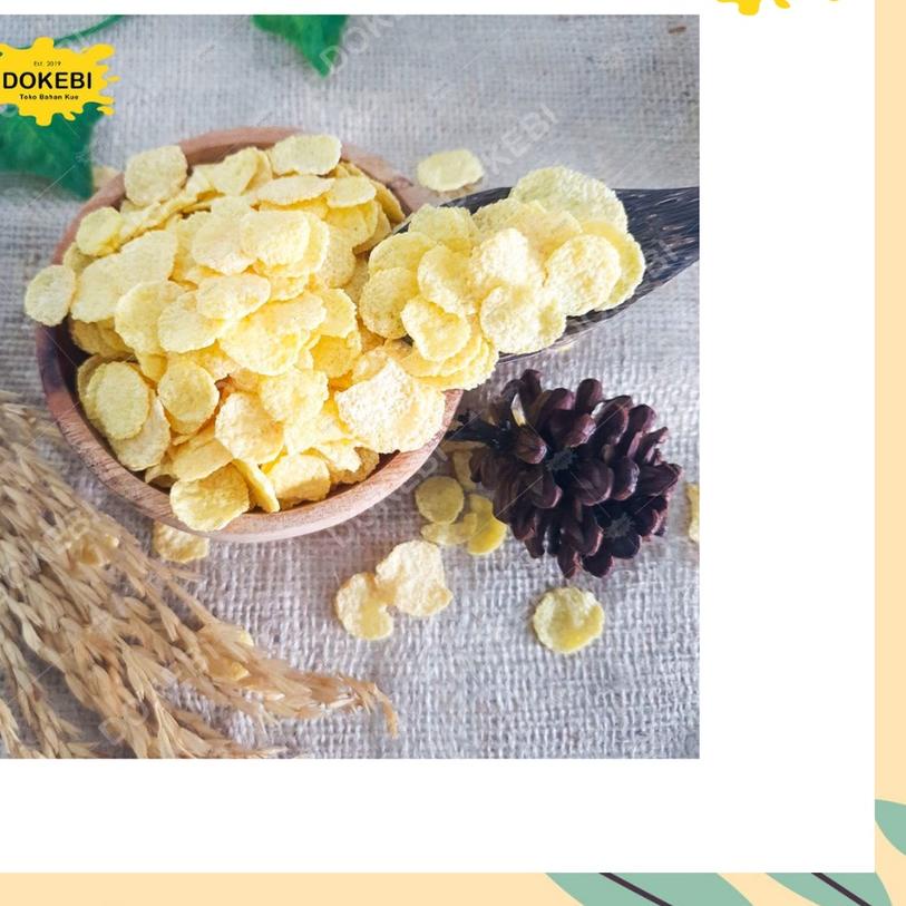 

➻ CORN FLAKE 1Kg / FLAKES / CORNFLAKES KILOAN DIJAMIN CRISPY! ➭