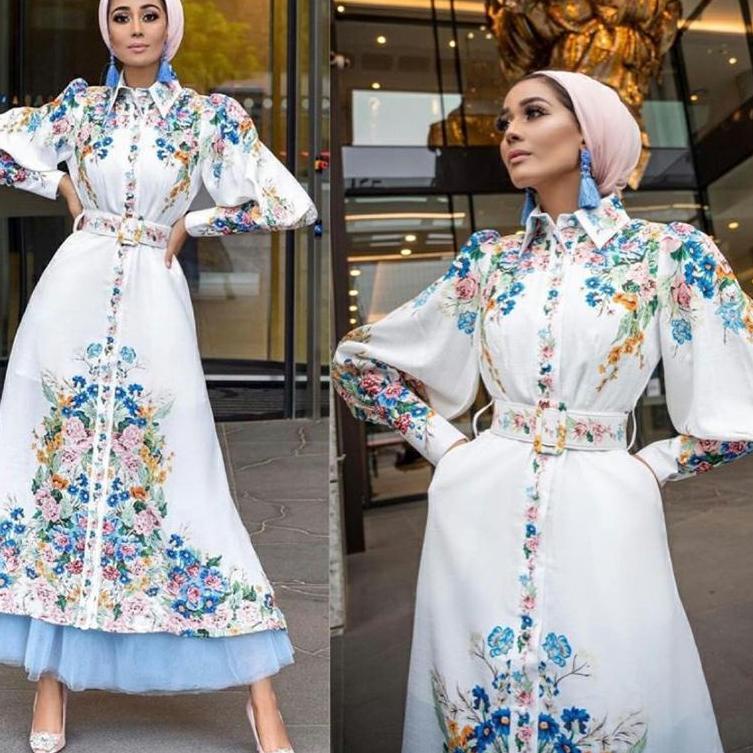 LANGSUNG ORDER TM 8000 Maxi Dress GLORRY white ( free BELT )import