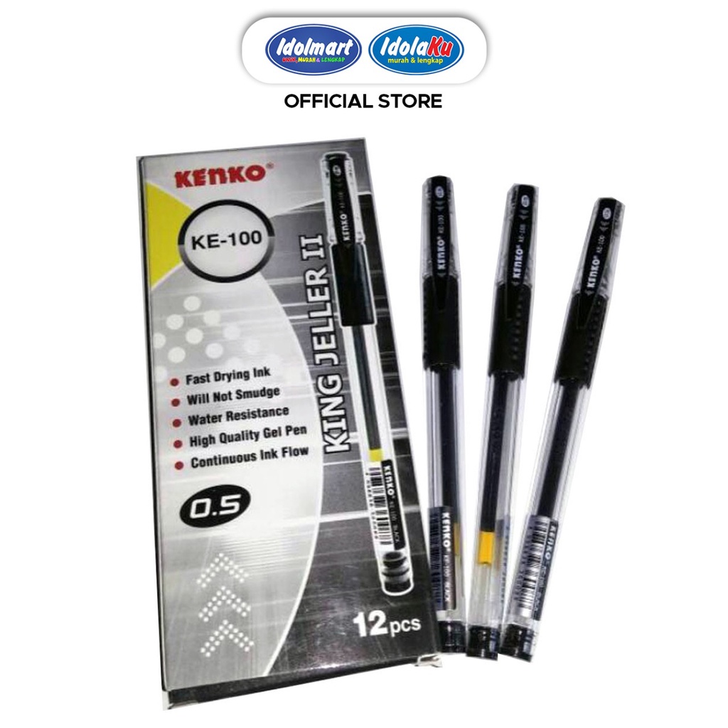 IDOLMART Pulpen Kenko KE - 100 / 3pcs Surabaya