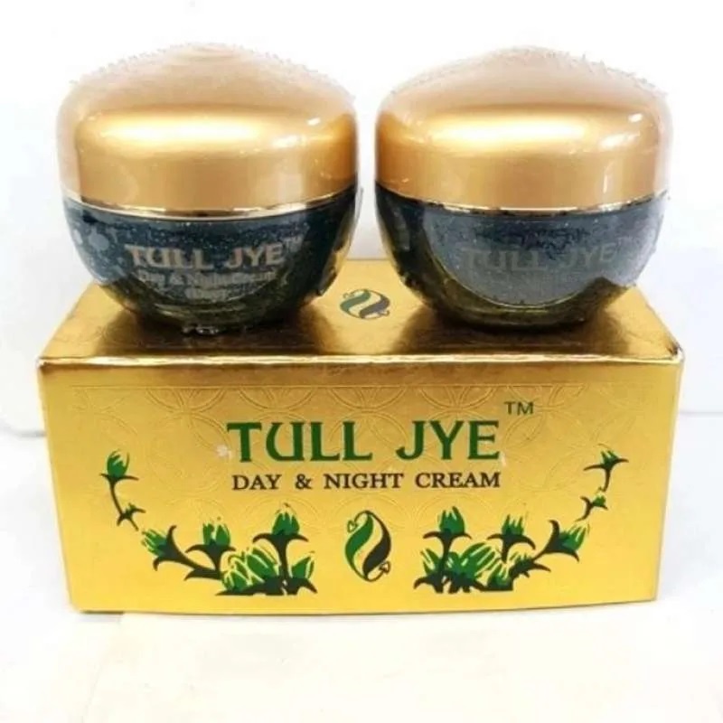 Tull Jye Cream Hijau - satu set day &amp; night @10gr